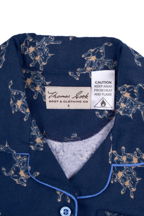Thomas Cook - Boys Ezra Long Sleeve Pyjamas - Navy