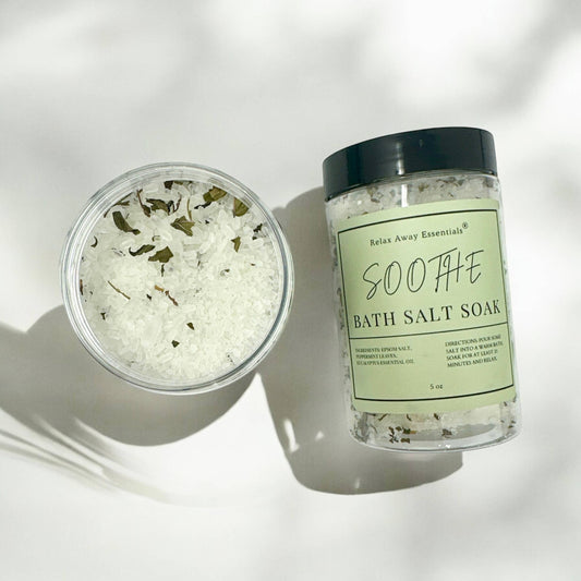 Relax Away Essentials -  Bath Salt Soak - Spa Soak - Soothe