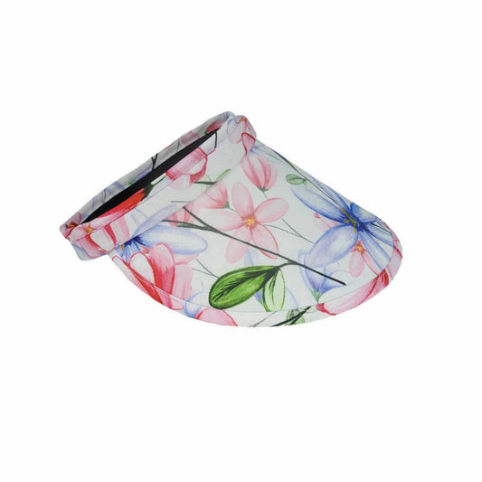 AOM - Hampton - Fabric Print Spec Visor - Floral - One Size