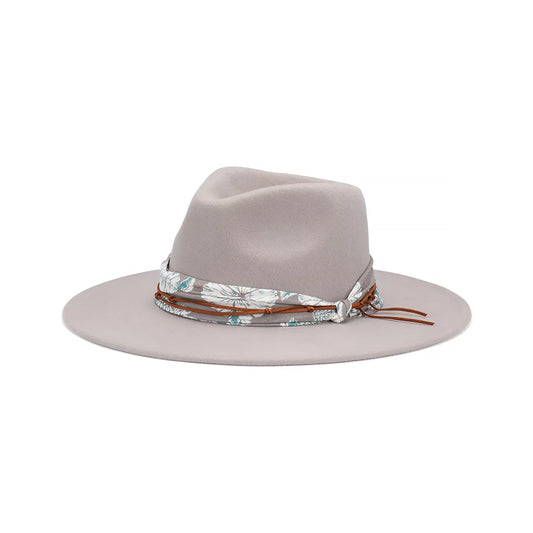 AOM - Briar - Australian Wool Felt Wide Brim - Grey