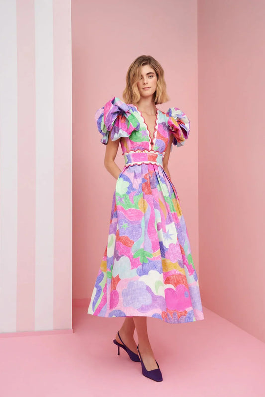 HIRE DRESS - CELIA B - CURAZAO DRESS