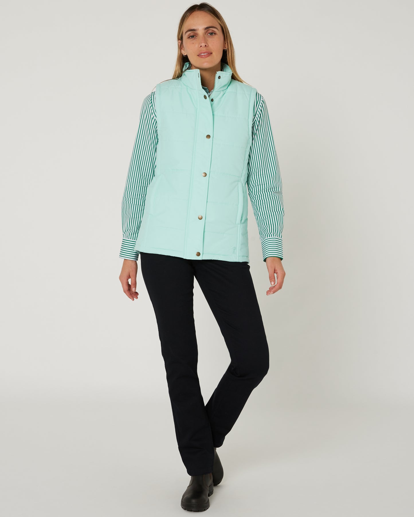 Pilbara - Womens Vest - Beach Glass