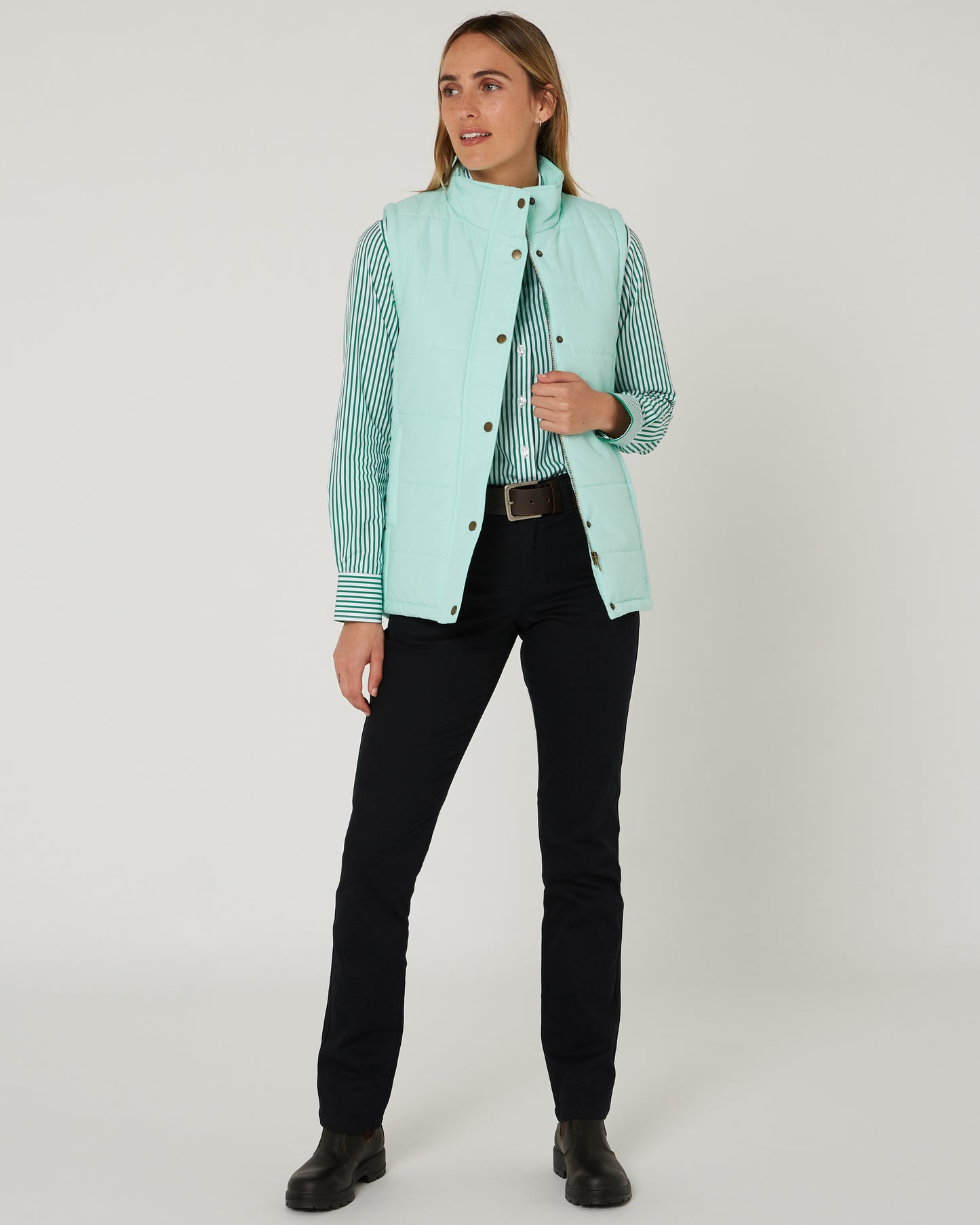 Pilbara - Womens Vest - Beach Glass