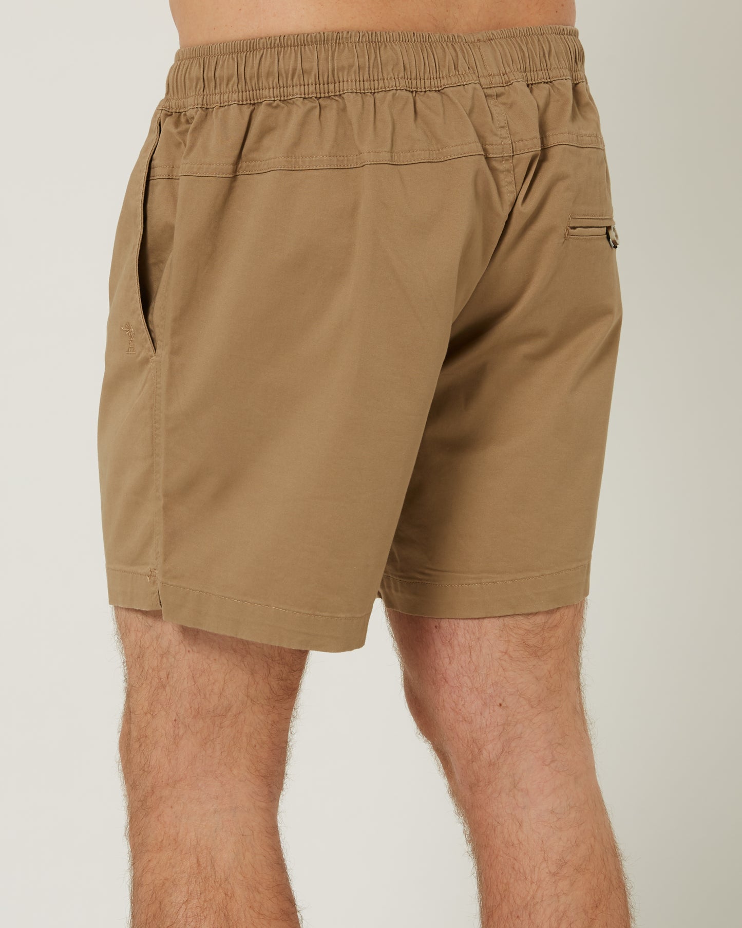 Pilbara - Mens Cotton Stretch Walk Short - Caramel