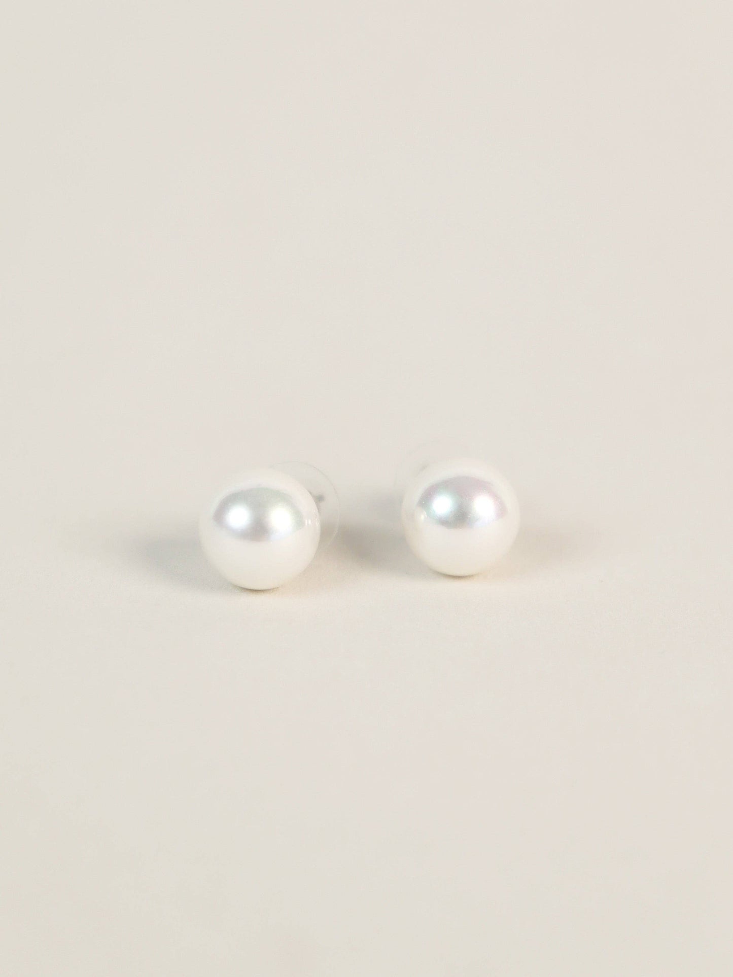 Angels Whisper Accessories - Marisol Glass Pearl 18K Gold Plated Earrings