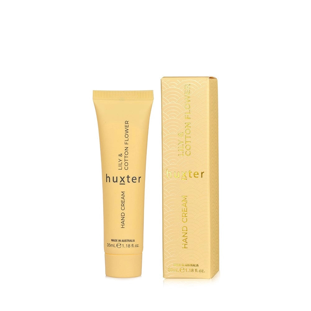 Huxter - 35ml Hand Cream - Lily & Cotton Flower (Yellow)