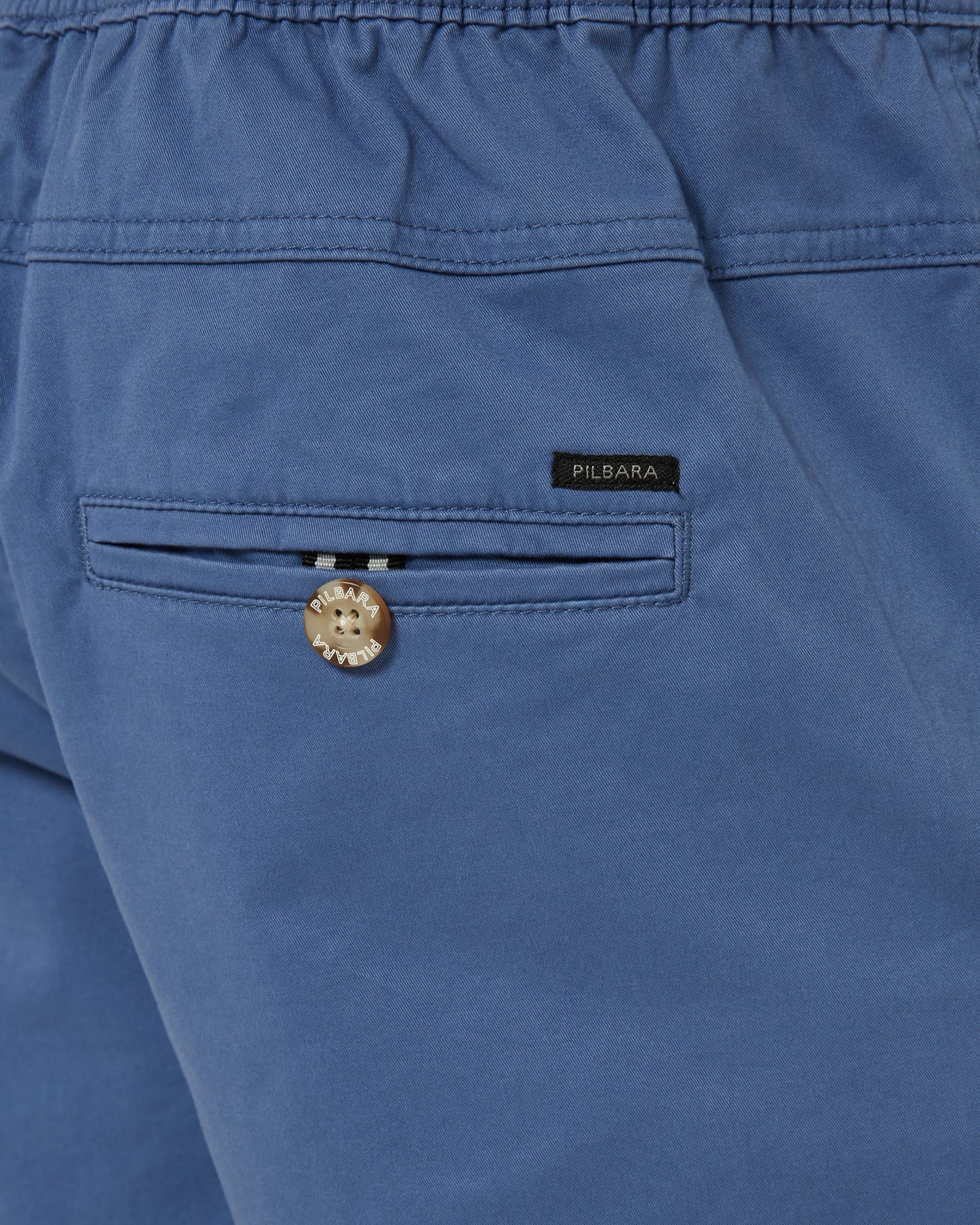 Pilbara - Mens Cotton Stretch Walk Short - Copen Blue