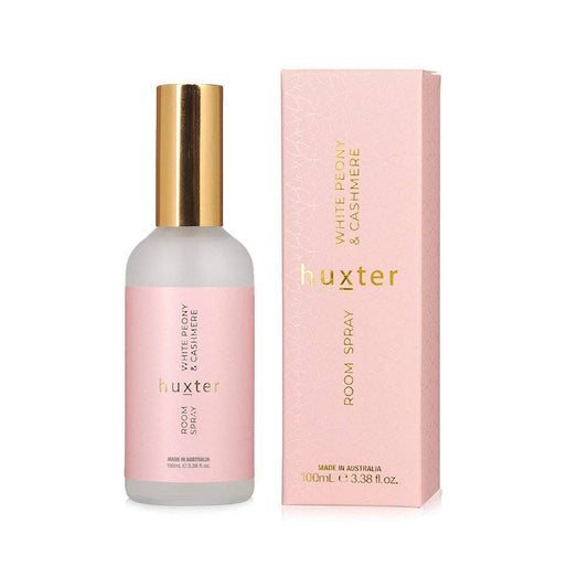 Huxter - Room Spray - 100ml Boxed - White Peony & Cashmere - Pink