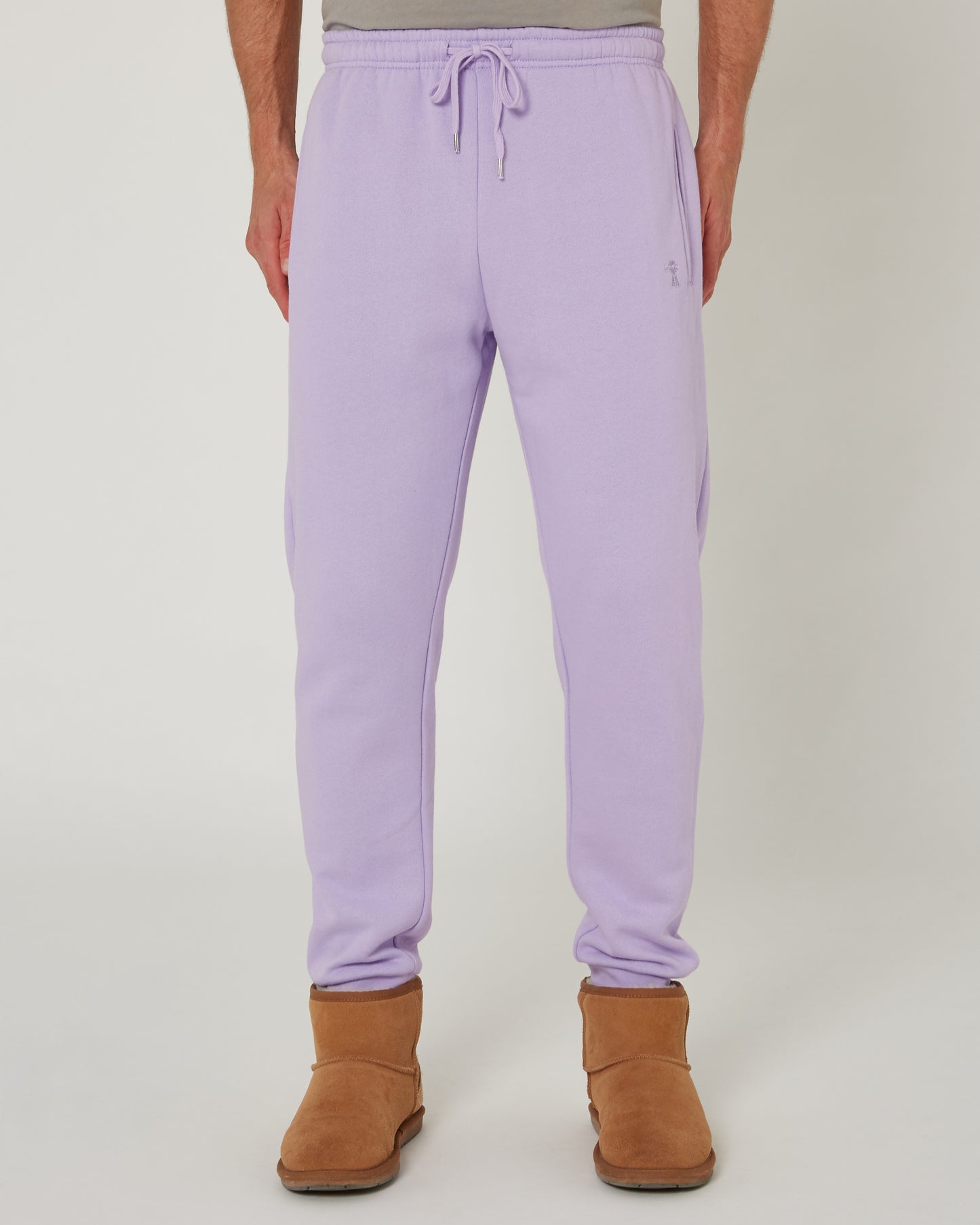 Pilbara - Unisex Modern Fit Fleece Track Pant - Purple Rose