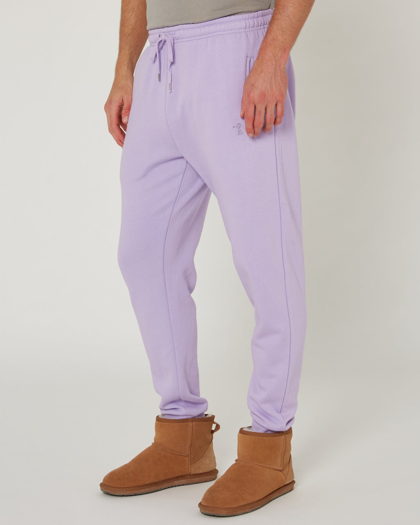 Pilbara - Unisex Modern Fit Fleece Track Pant - Purple Rose