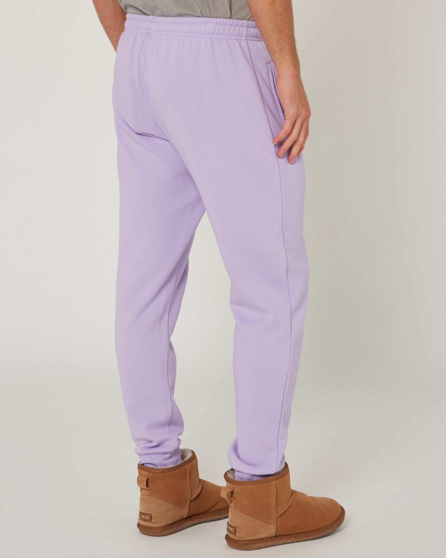 Pilbara - Unisex Modern Fit Fleece Track Pant - Purple Rose