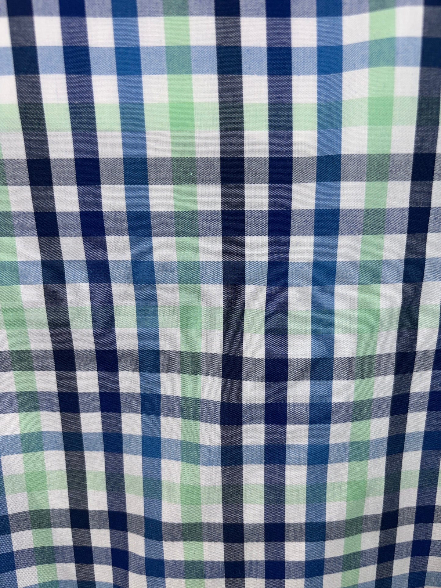 Bisley - Casual Long Sleeve Shirt - Green/Navy/Blue Check