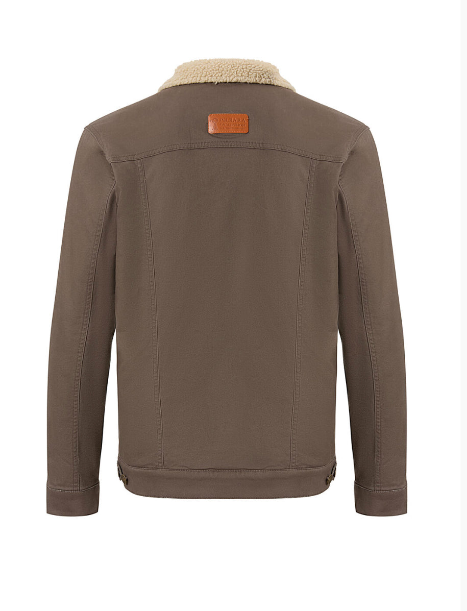 Pilbara - Womens Sherpa Lined Jacket - Vintage Grey