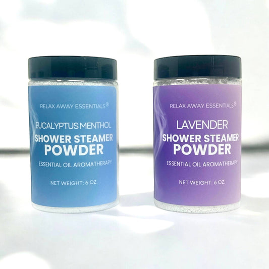 Relax Away Essentials -  Shower Steamer Powder - 6 oz  - Lavender