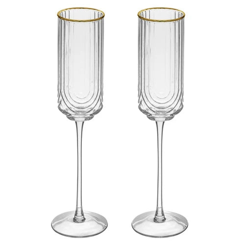 Tempa - Florence Clear Champagne Glass - 2 Pack
