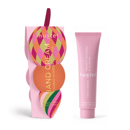 Huxter - Hanging 35ml Hand Cream - Soft Pink - Diamonds - Adorned Xmas - Orange Blossom & Jasmine