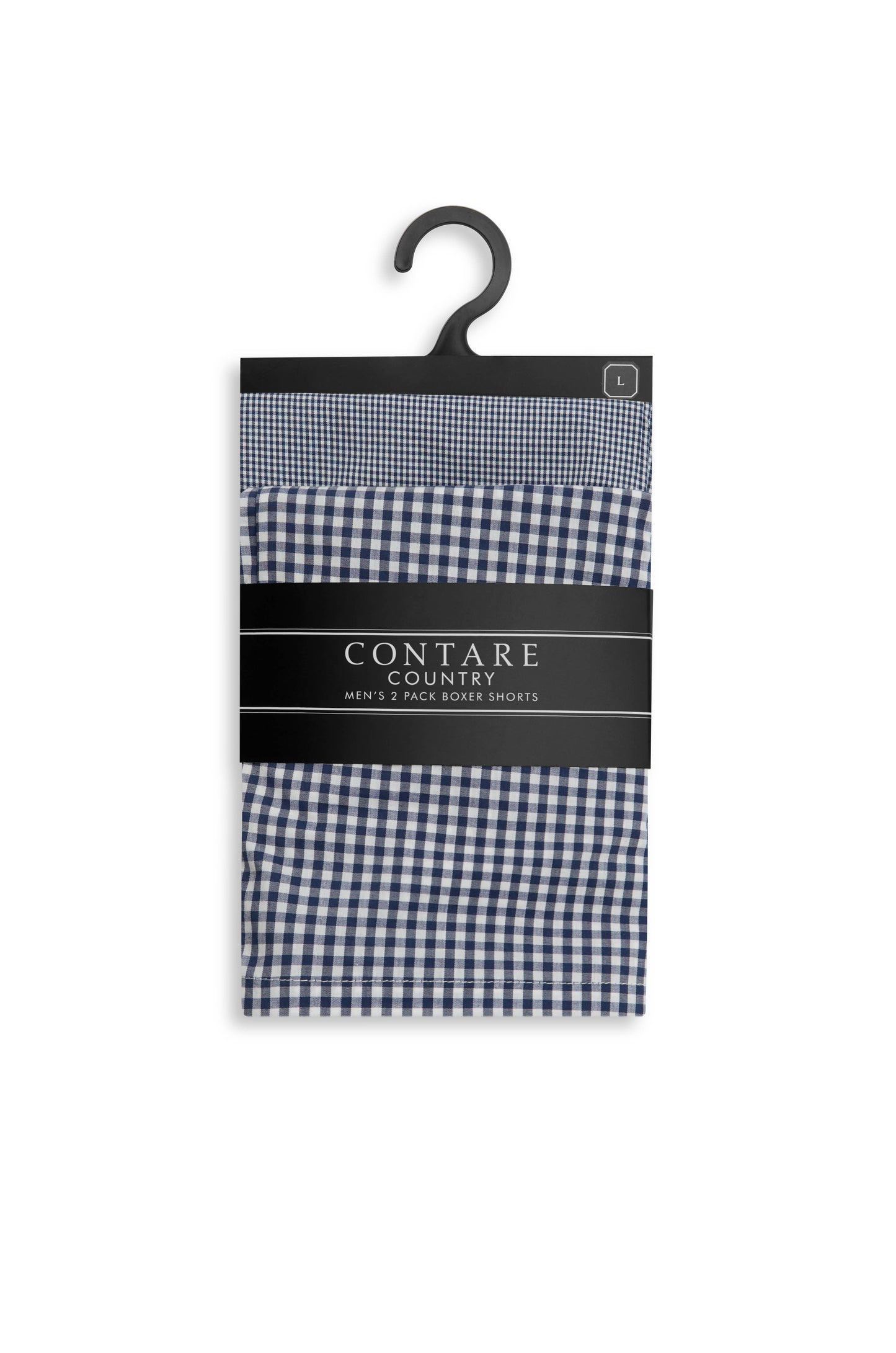 Contare - Men’s 2-Pack Boxer Shorts – Country Gingham