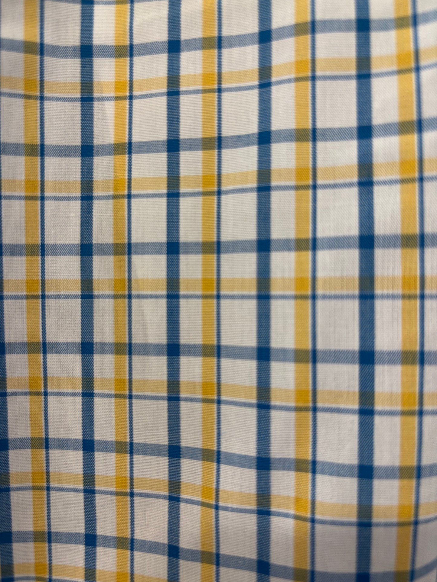 Bisley - Casual Long Sleeve Shirt - Blue/White/Yellow Check