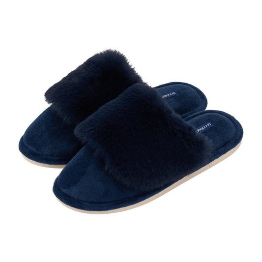 Annabel Trends - Slippers - Cosy Luxe - Navy