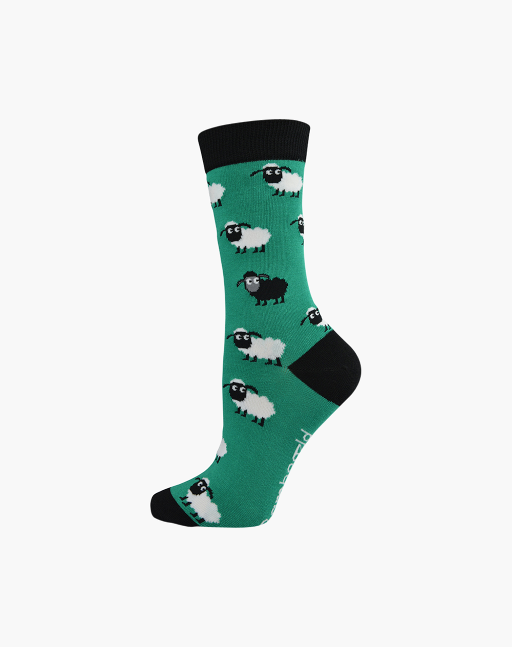 Bamboozld - Womens Sheep Bamboo Sock - Green