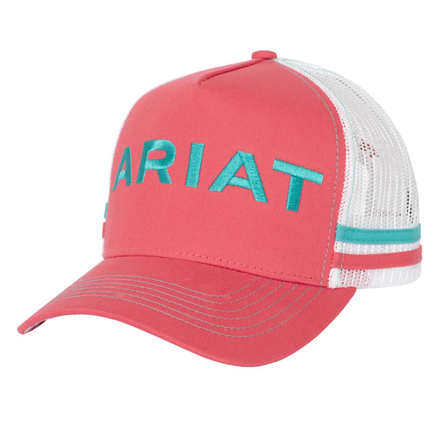 Ariat Patriot Trucker Cap - Raspberry