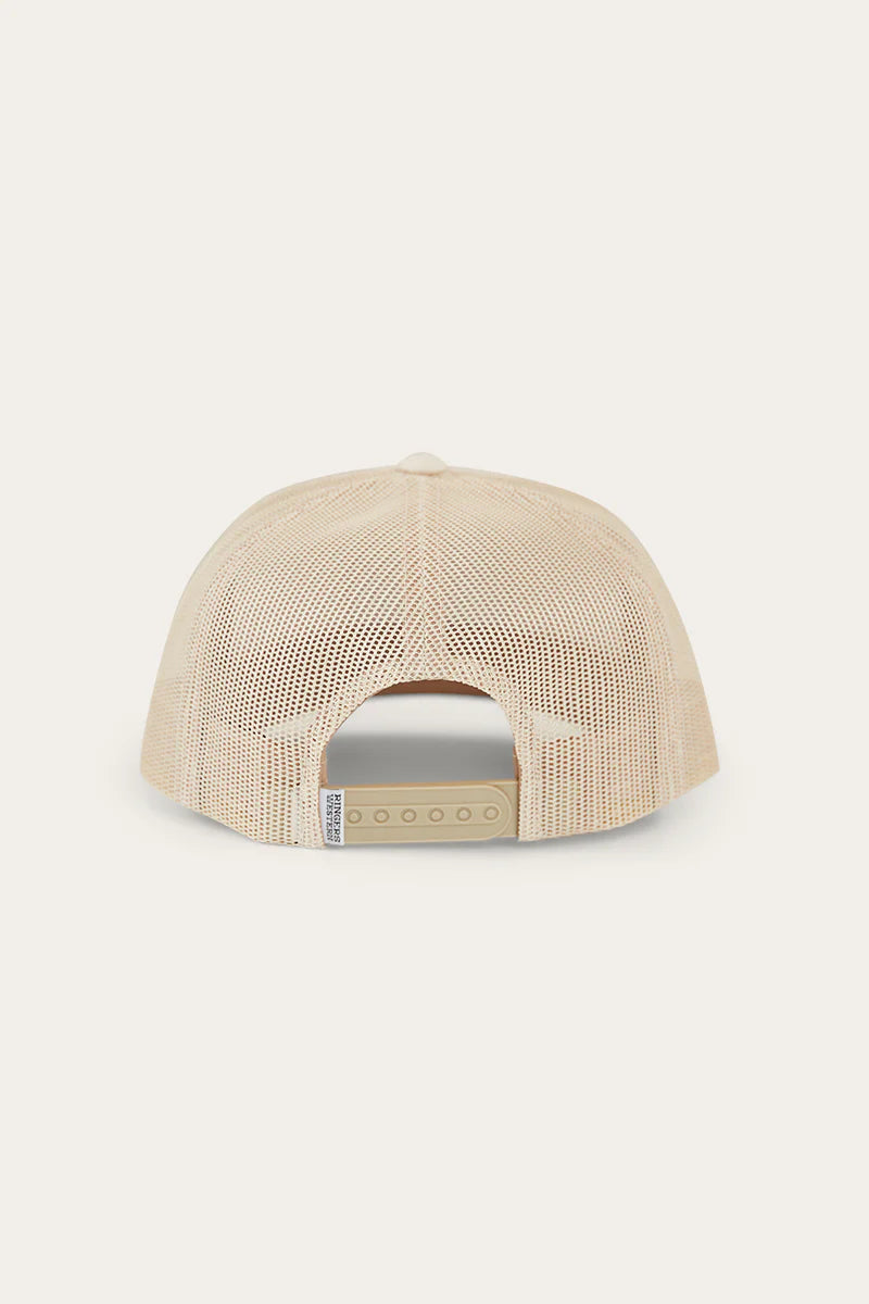 Ringers Western - Signature Bull Kids Trucker Cap - Beige/Clay