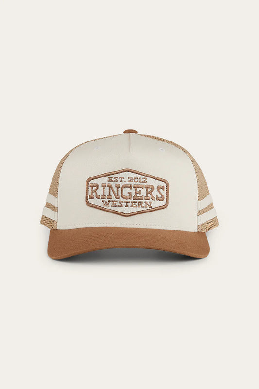 Ringers Western - Banks Trucker Cap - Off White/Toffee