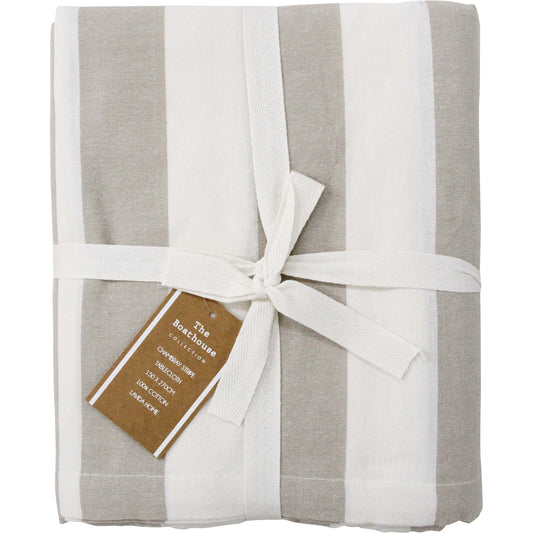 Lavida - Tablecloth Chambray Stripe - Natural