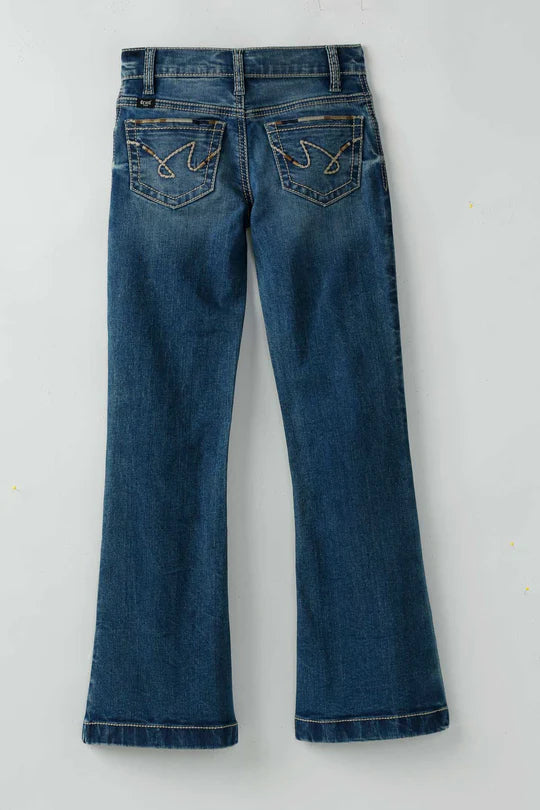 Cruel Girl - Girl’s Youth Jeans Trousers ‘Violet’ Slim Fit - Medium Stone Wash - CB23061007