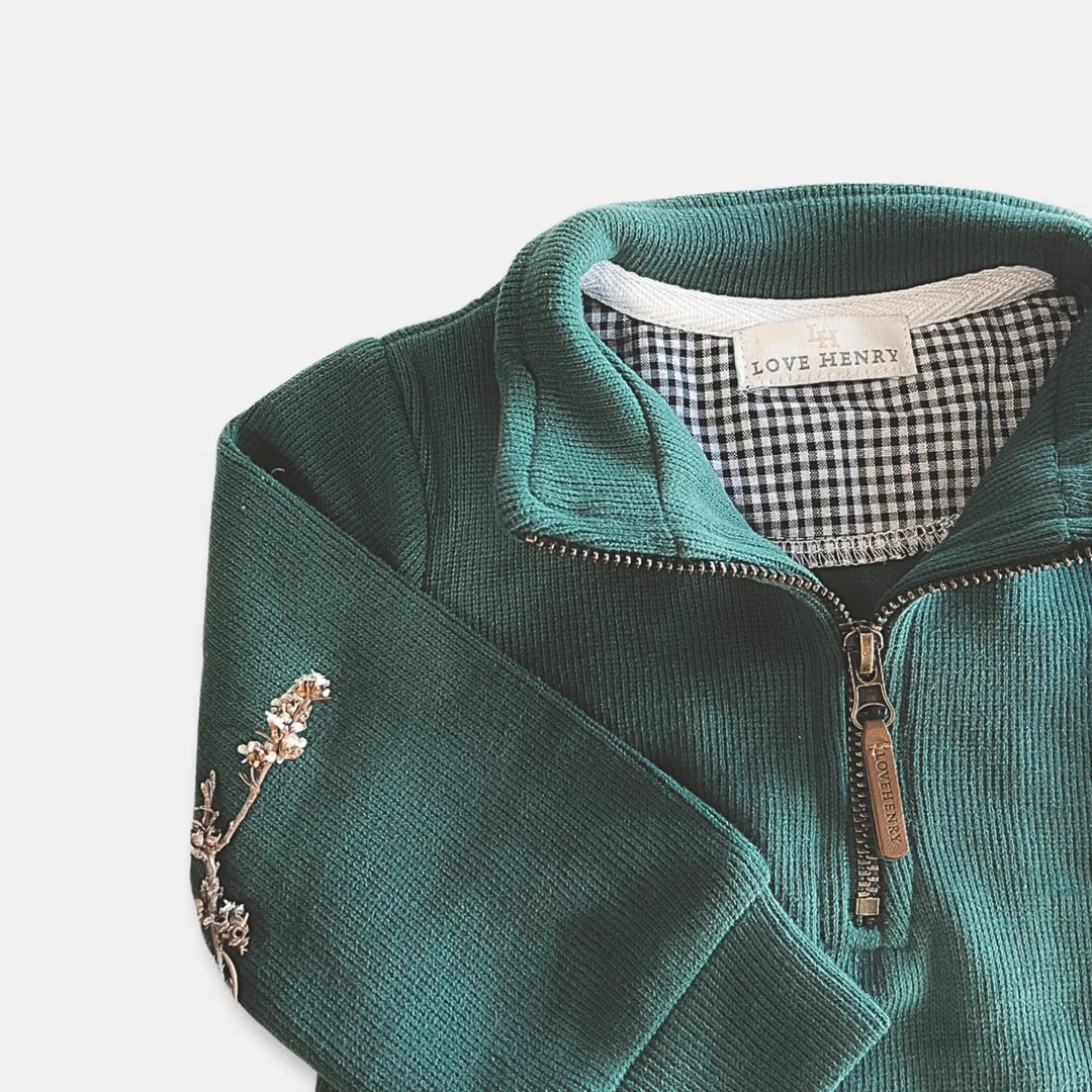 Love Henry - Baby Boys Harry Jumper - Green