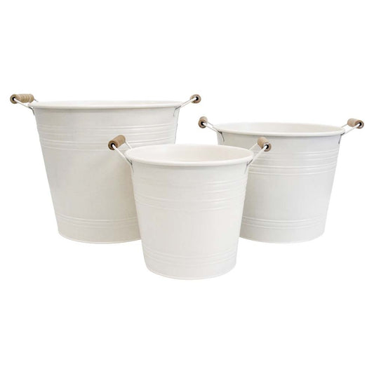 Lavida - Planter / Utility Set of 3 - Ivory
