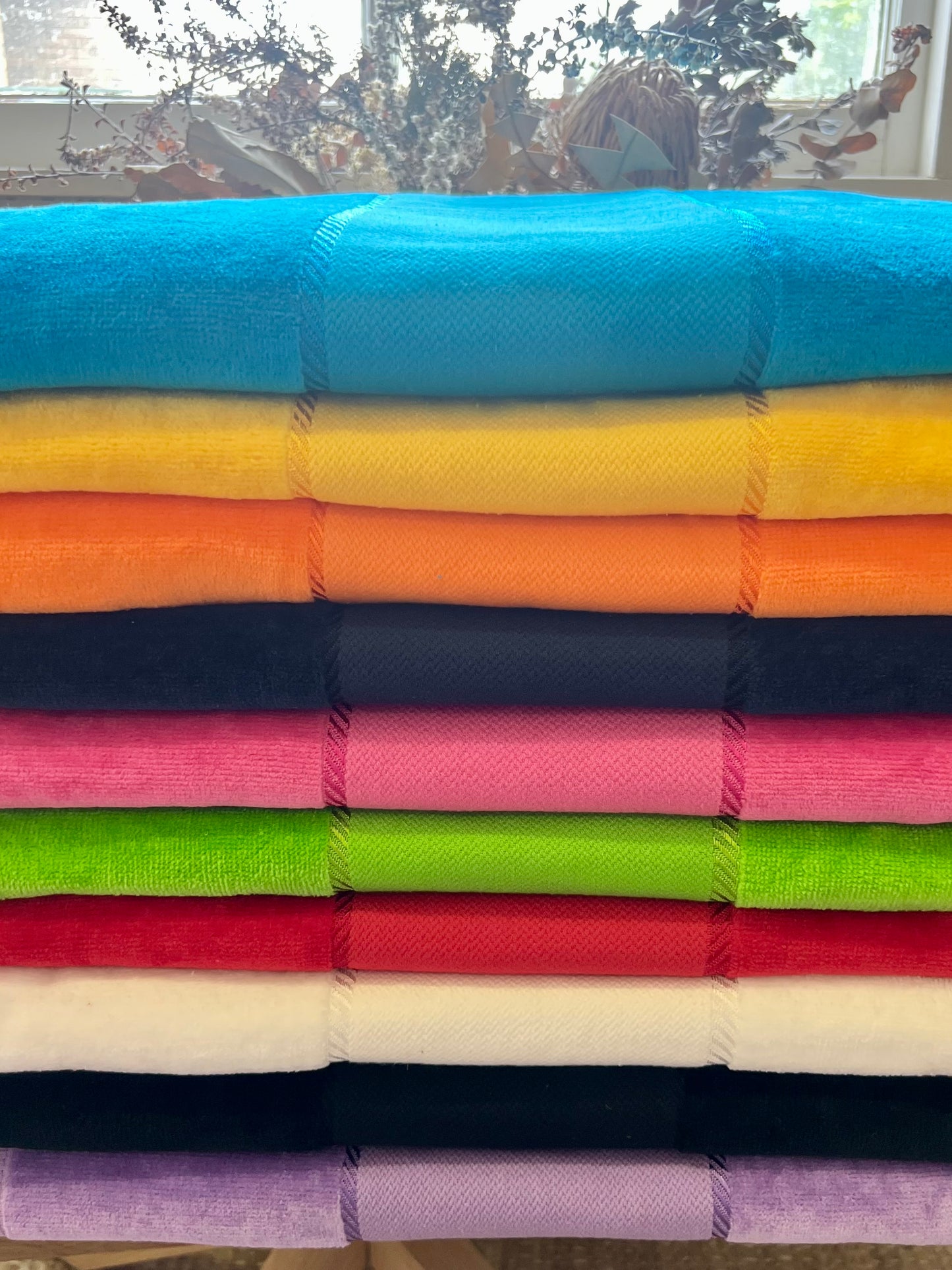 Winning Spirit - Terry Velour Beach Towel - Lime