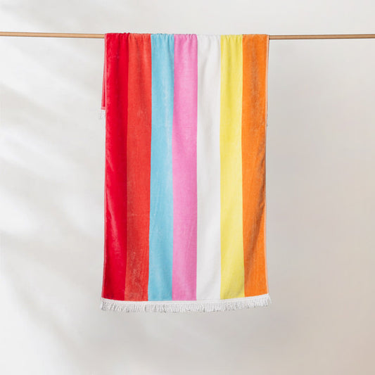 Canningvale - Como Medium Beach Towel - Sherbert