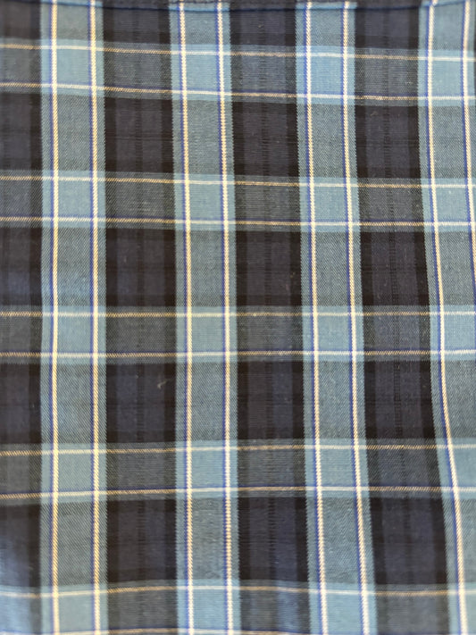 Bisley - Casual Long Sleeve Shirt - Navy/Blue/White Check