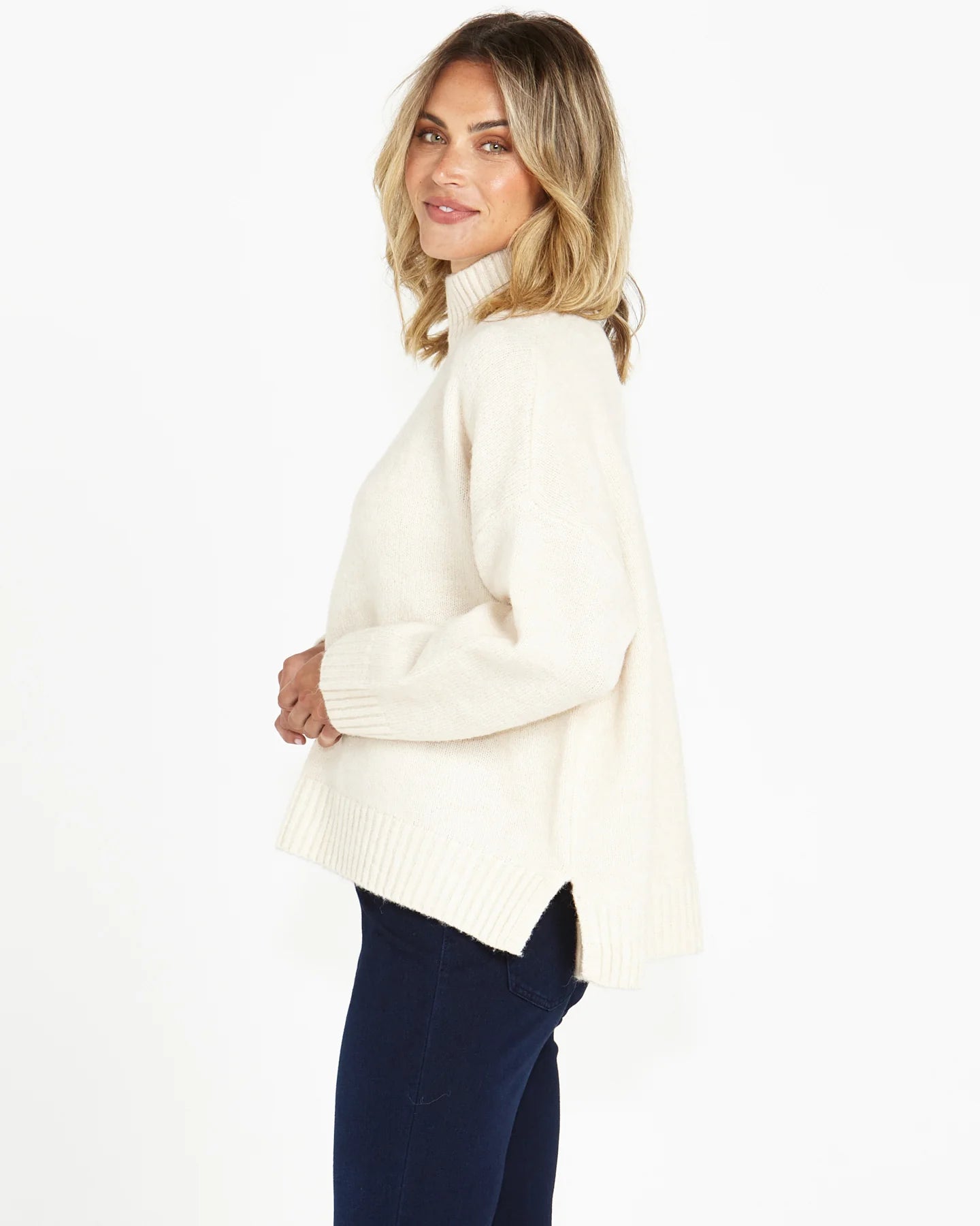 Betty Basics - Luna Knit Jumper - Cloud