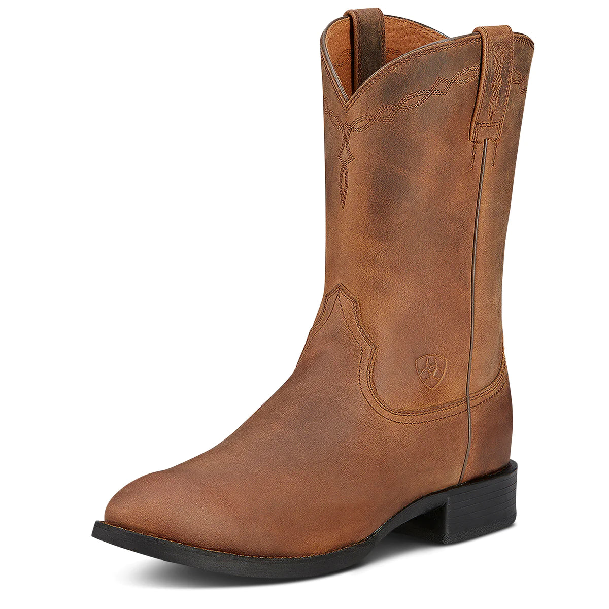 Ariat - Mens Heritage Roper Boot - Distressed Brown