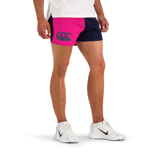 Canterbury - Mens Cotton Harlequin Short - Pink/Navy