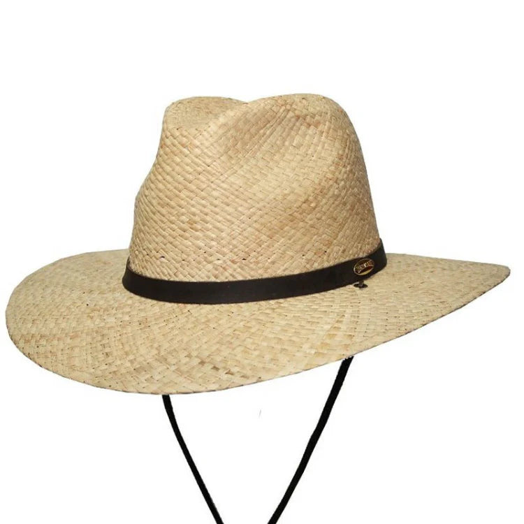 Melbourne Hats FISHERMANS PANDAN STRAW HAT - Natural