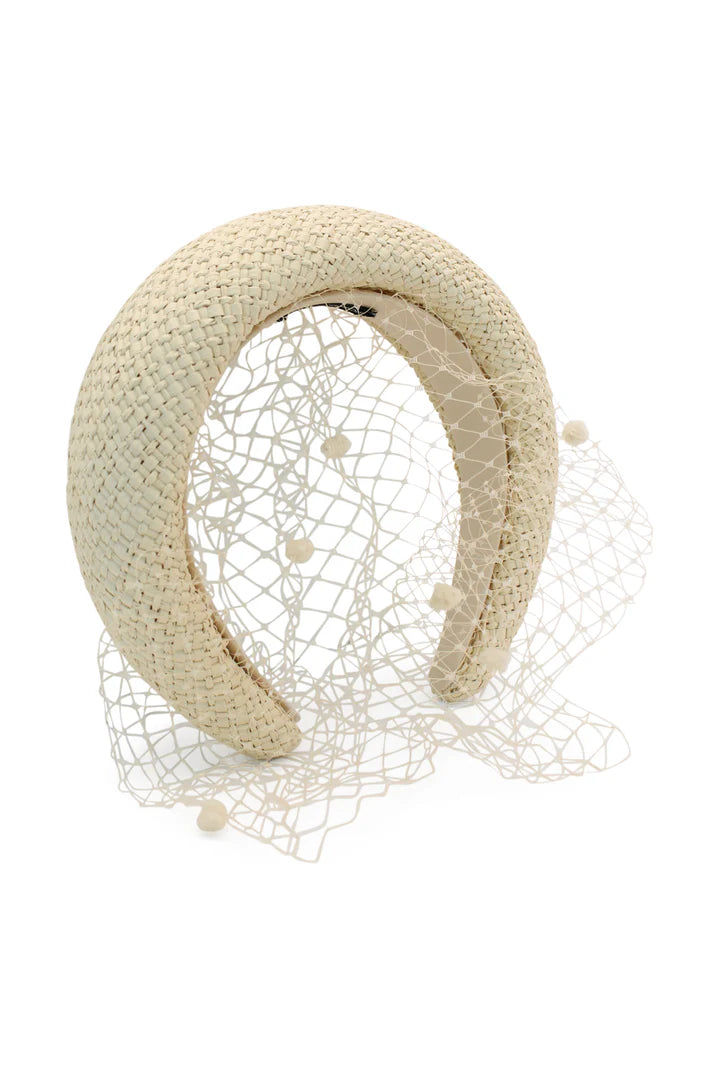 Morgan & Taylor - Hedleigh Veil Headpiece - Natural