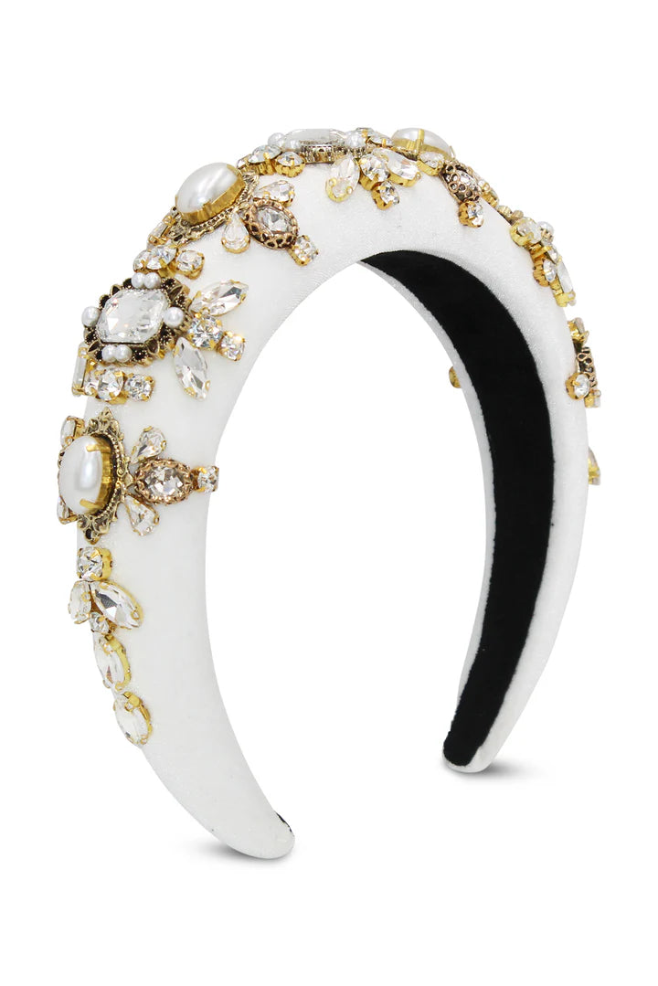 Morgan & Taylor - Ophelia Headband - White