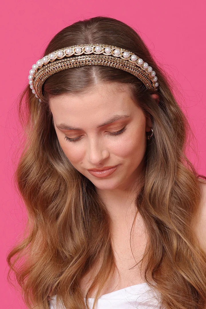 Morgan & Taylor - Verity Headband - Gold