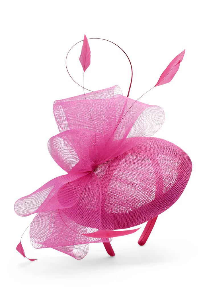 Morgan & Taylor  - Gabriela Fascinator in Hot Pink