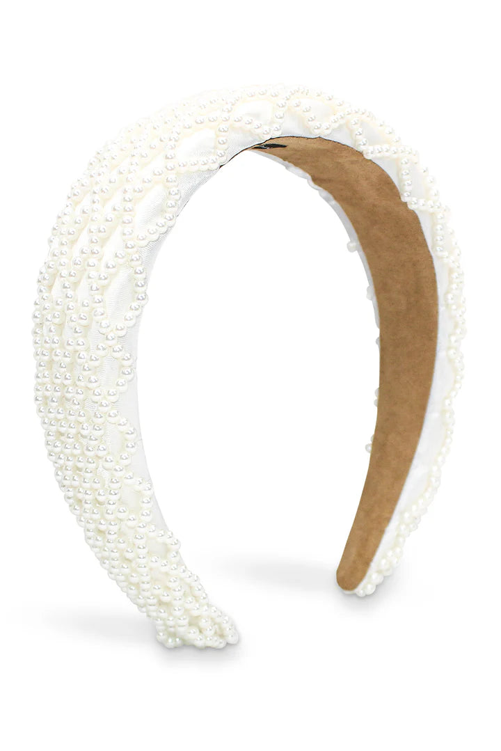 Morgan & Taylor - Valencia Headband - White