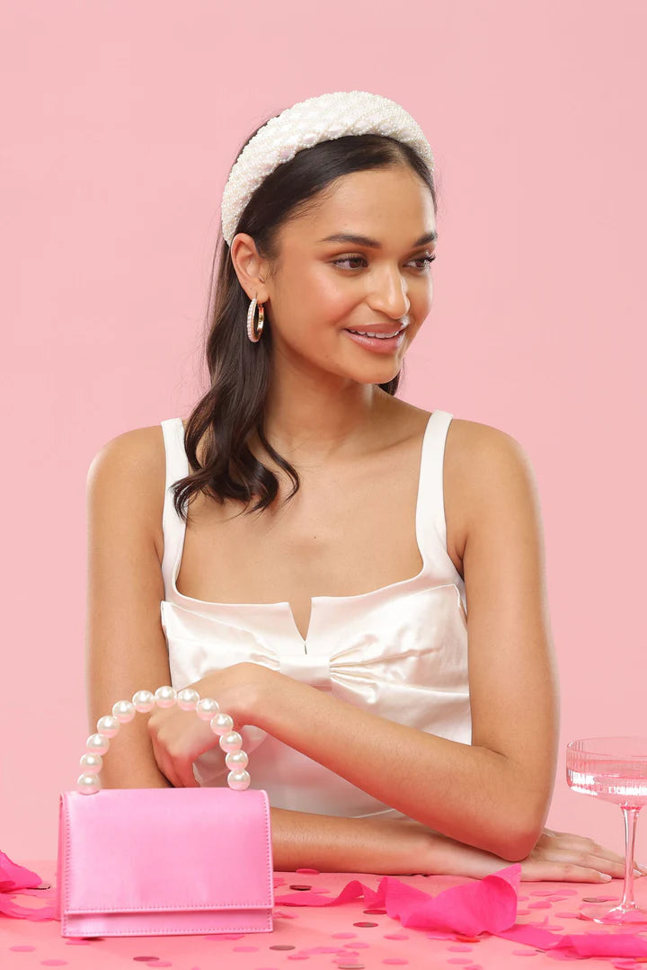 Morgan & Taylor - Valencia Headband - White