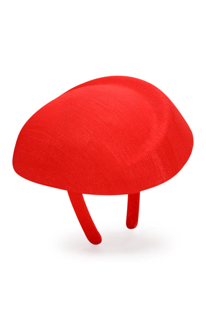 Morgan & Taylor  - Evelyn Beret Fascinator - Red