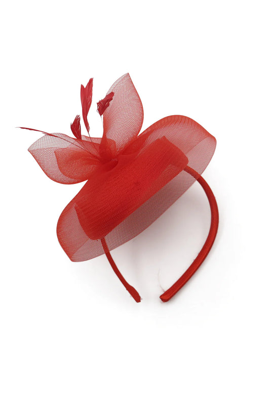 Morgan & Taylor - Elisa Fascinator - Red