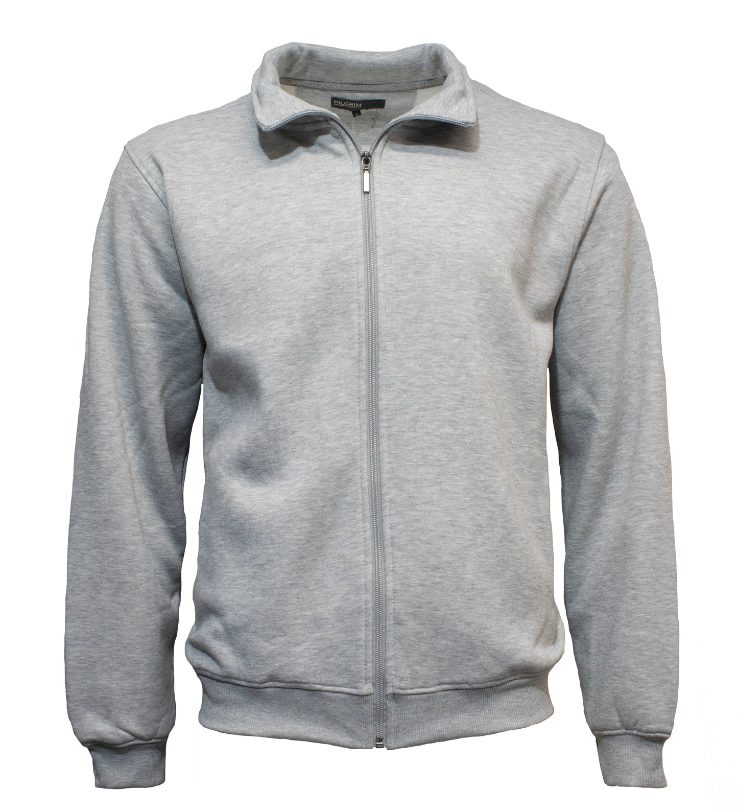 Pilgrim Full Zip Jumper - Grey Marle