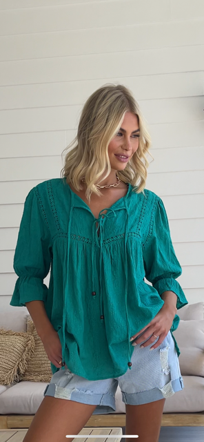 Joop&Gypsy - Cotton Top - Green