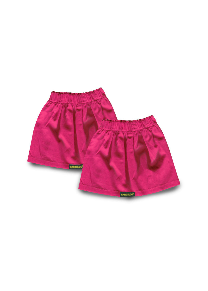 Hard Slog - Cotton Drill Leg Gaiters - Bright Pink