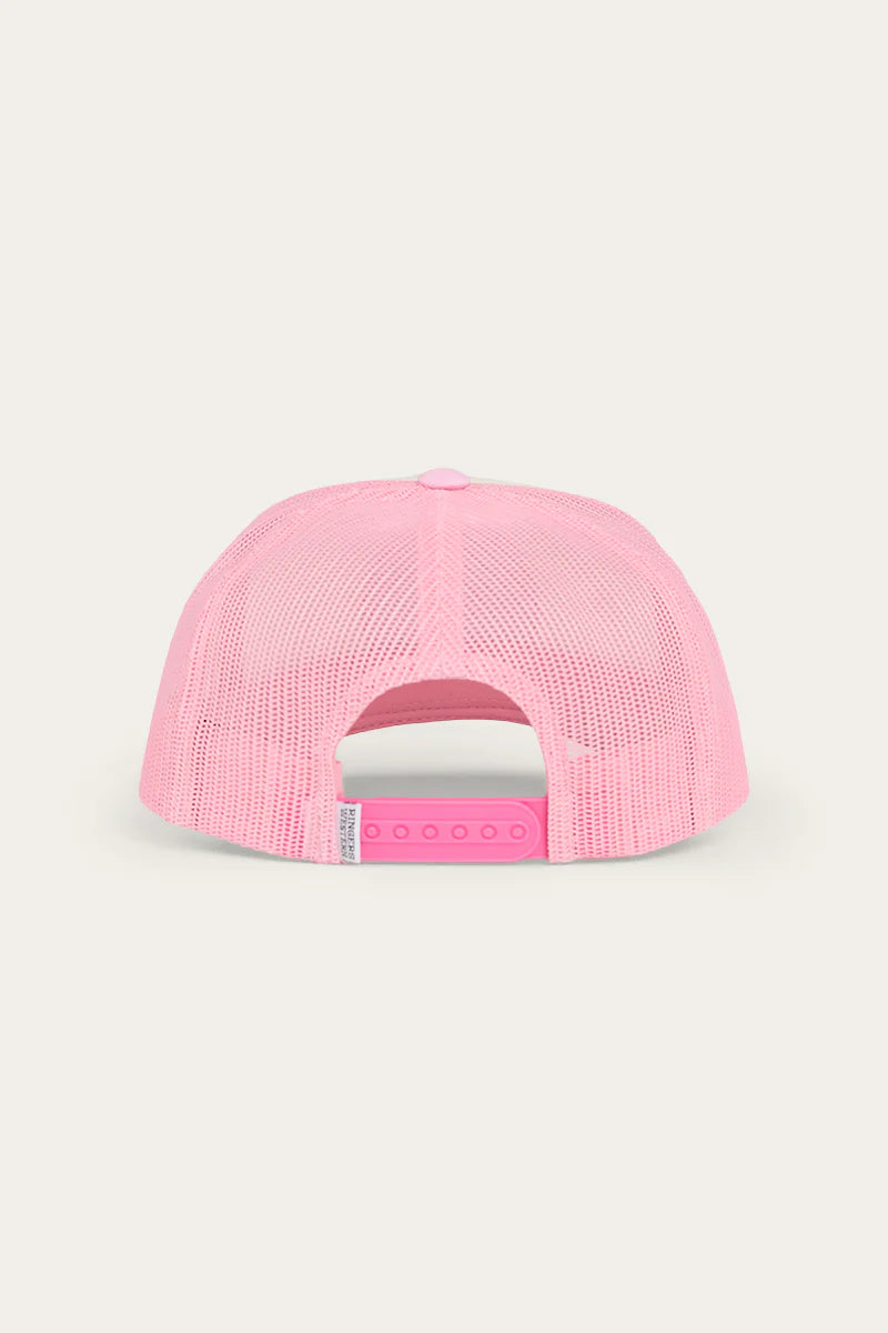 Ringers Western - Signature Bull Kids Trucker Cap - Pastel Pink